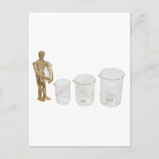 HoldingBeaker013110 Postkarte (Vorderseite)