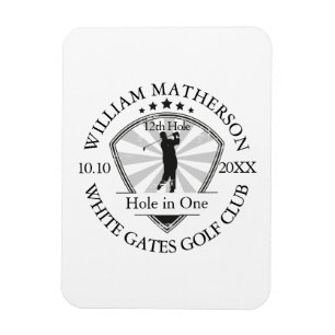 Hole in One Classic Personalisiertes Golf Magnet