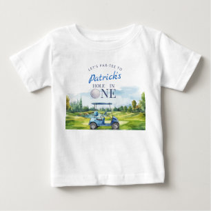 Hole In One Golf 1. Geburtstag  Baby T-shirt