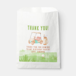 Hole In One Golf First Birthday Thank you Geschenktütchen