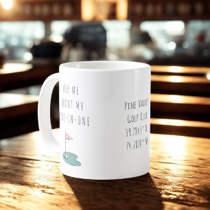 Hole-in-One-Golf-Geschenk für sie minimalistisches Kaffeetasse
