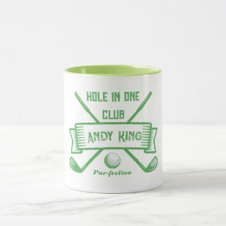 Hole-in-One Golf Tasse - Personalisiertes Geschenk