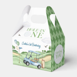 Hole In One Junge Golf Erster Geburtstag Par-Tee Geschenkschachtel