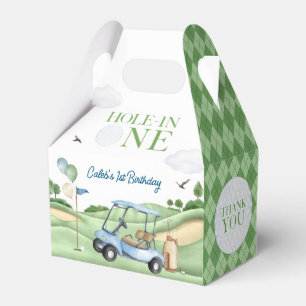 Hole In One Junge Golf Erster Geburtstag Par-Tee Geschenkschachtel