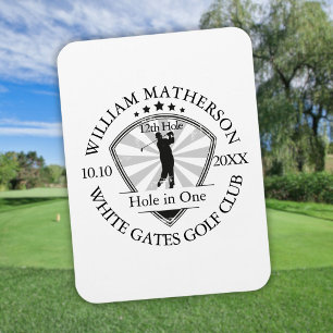 Hole-in-One klassisches personalisiertes Golf Magnet