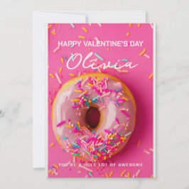 Hole Lot Phantastische Donut Valentine Tageskarte Feiertagskarte