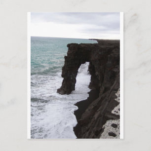 Holei Sea Arch Hilo Big Island Hawaii Postkarte
