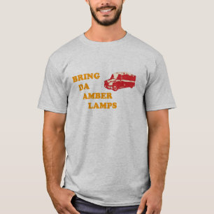 HOLEN Sie DA BERNSTEINFARBIGEN LAMPEN (grauen) T - T-Shirt