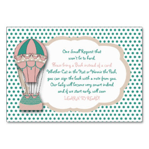 Holen Sie ein Buch anstelle einer Karte, Tischnummer