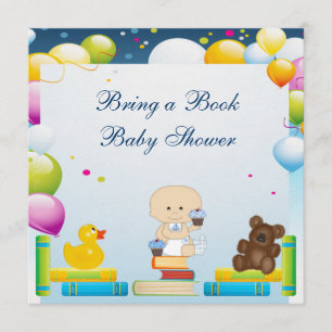 Holen Sie ein Buch-Baby u. eine Kuchen-Babyparty Einladung