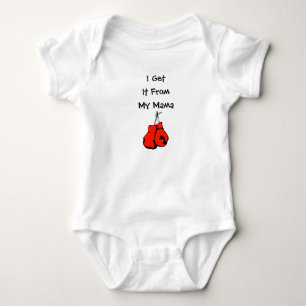 Holen Sie es von meinem Mamma BabyBoxing Baby Strampler