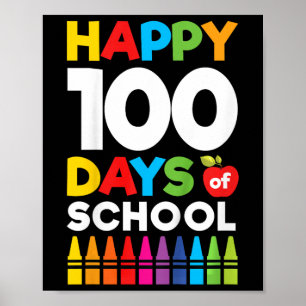 Holen Sie Ihre Crayon Boys Girls Kinder 100 Tage S Poster