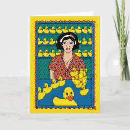 Holen Sie Ihre Enten in eine Zeile_B_Greeting Karte