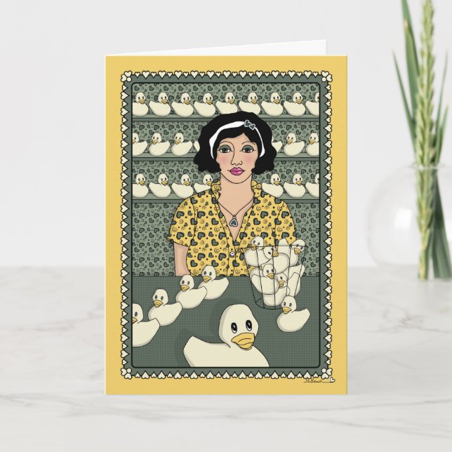 Holen Sie Ihre Enten in eine Zeile_C_Greeting Karte (Vorderseite)