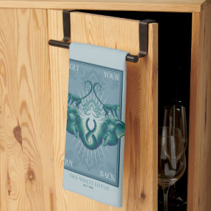 Holen Sie Ihre Freude zurück - der weiße Lotus Geschirrtuch