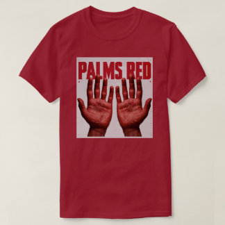 Holen Sie Ihre Handfläche rot T-Shirt