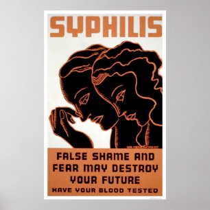 Holen Sie Ihren Bluttest 1938 WPA Poster