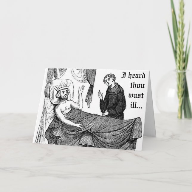 Holen Sie sich bald die Karte. Karte (Vorderseite)