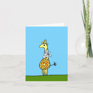 Holen Sie sich bald eine Giraffenkarte Karte