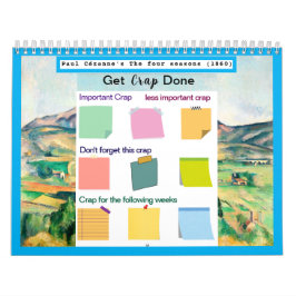 Holen Sie sich Crap Fertig berühmtes Bild farbenfr Kalender