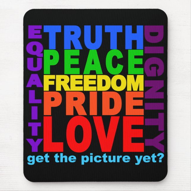 Holen Sie sich das Bild? Mousepad (Vorne)