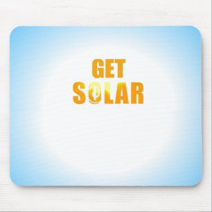 Holen Sie sich das Solarlogo Ecofriendly Solar Ene Mousepad