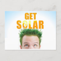 Holen Sie sich das Solarlogo umweltfreundliche Pos