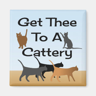 Holen Sie sich das zu einem Cattery Magnet