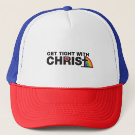 Holen Sie sich den Zahn mit Christus Trucker Hat Truckerkappe
