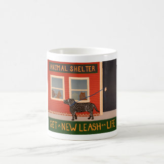 Holen Sie sich einen neuen Leash im Leben Tasse