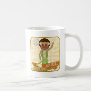 Holen Sie sich Funky Sock Monkey Kaffeetasse