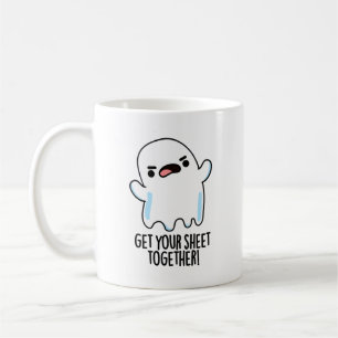 Holen Sie sich Ihr Blatt zusammen Funny Ghost Puff Kaffeetasse