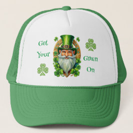 Holen Sie sich Ihr Green auf dem Leprechaun St Pat Truckerkappe