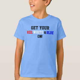 Holen Sie sich Ihr Red White über USA T-Shirt