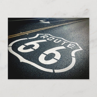 Holen Sie sich Ihre Kicks auf der Route 66 Postkarte