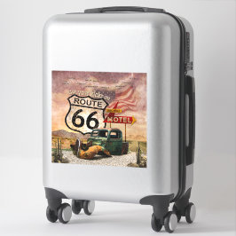 Holen Sie sich Ihre Kicks auf Route 66 Aufkleber