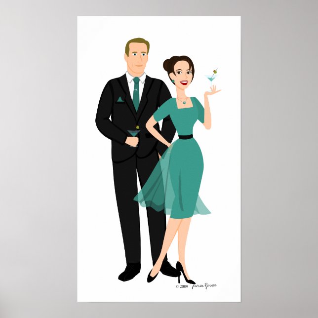 Holen Sie sich Ihren Martinis fertig! Poster (Vorne)