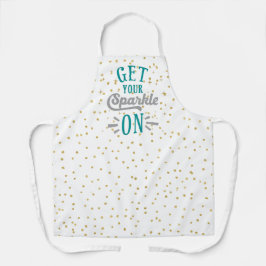Holen Sie sich Ihren Sparkon auf Imitate Gold Glit Schürze