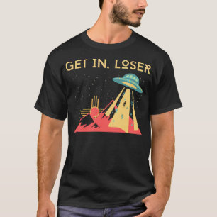 Holen Sie sich in lockerer lustiger Alien Entführu T-Shirt