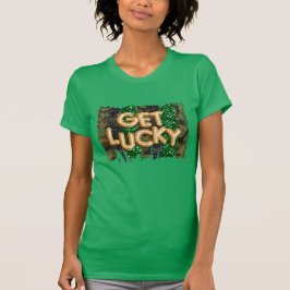 Holen Sie sich Lucky Foil Ballon Glitzer St. Patri Tri-Blend Shirt