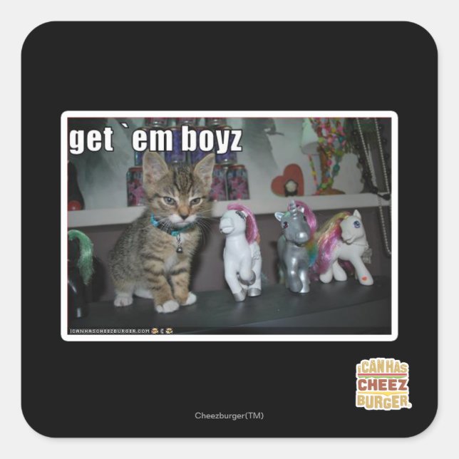 Holen Sie sich Quadratischer Aufkleber (Vorderseite)