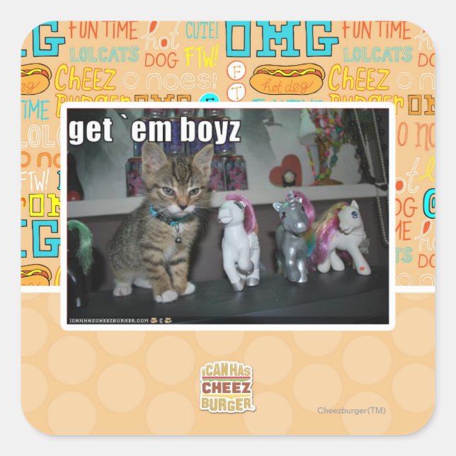 Holen Sie sich Quadratischer Aufkleber (Vorderseite)