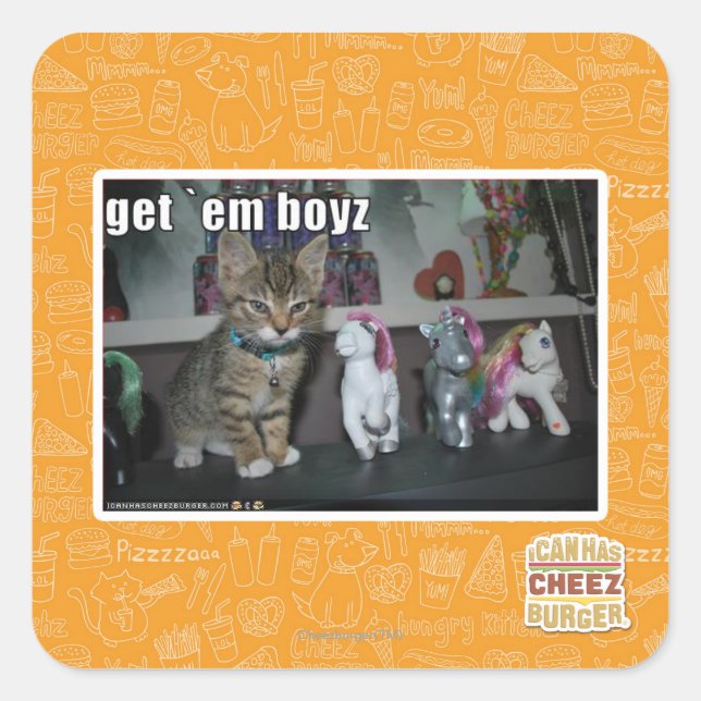 Holen Sie sich Quadratischer Aufkleber (Vorderseite)