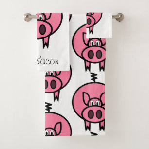 Holen Sie Zuhause den Speck Badhandtuch Set