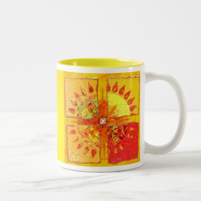 Holen Sie zurück die Sun-Tasse Zweifarbige Tasse (Rechts)