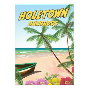 Holetown Barbados Fotodruck