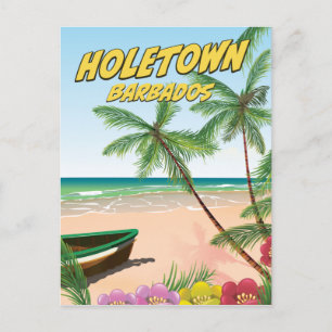 Holetown Barbados Postkarte