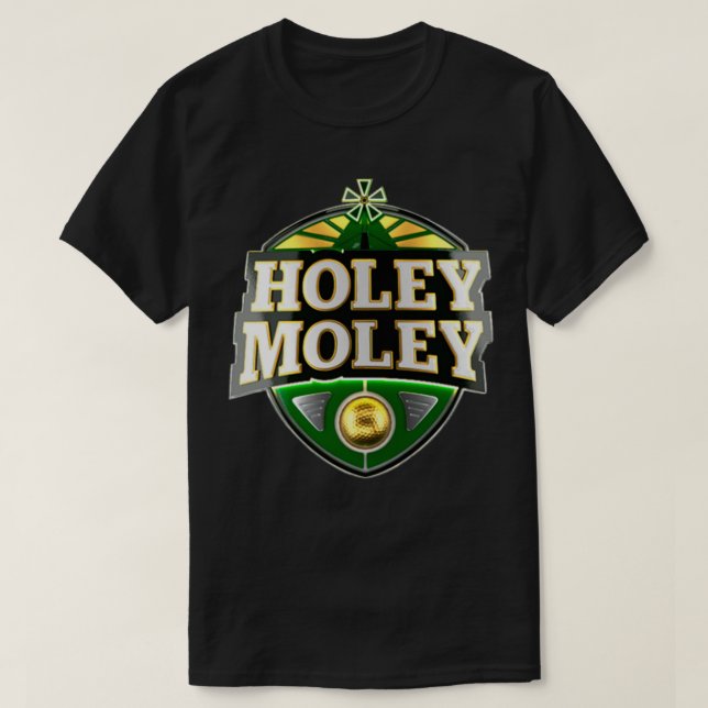 Holey Moley Golf T-Shirt (Design vorne)