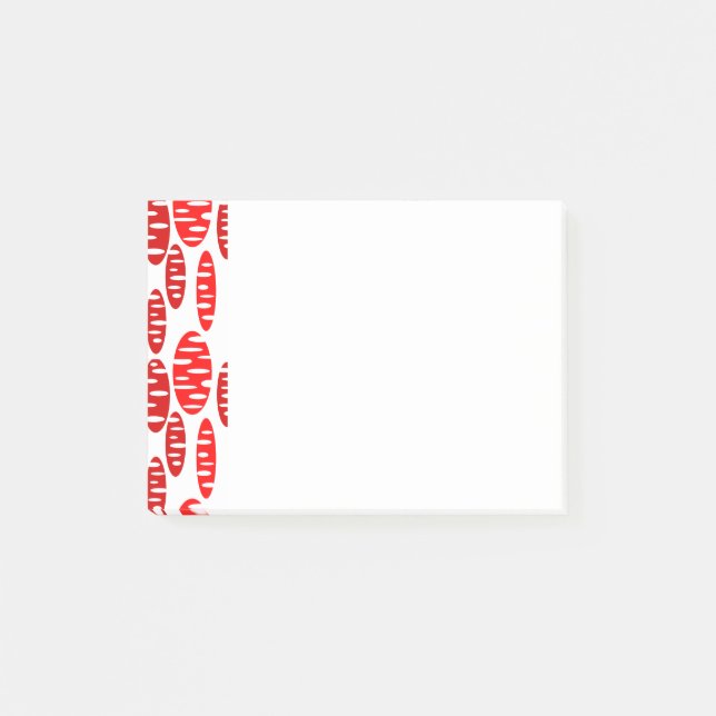 Holey Ovals Post-it Klebezettel (Vorderseite)