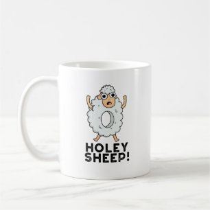 Holey Sheep Funny Animal Puff Kaffeetasse